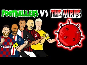 ☣️Footballers VS The 🦠☣️ Feat Messi, Ronaldo, Zlatan, Haaland & more!