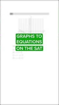 SAT Practice Test #4 - Module 1 - Question #12 #Shorts #graphs #equations