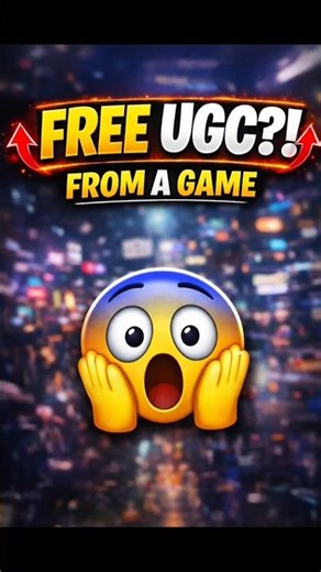 You Can Get FREE UGC Like This 😱#freeugc#ugc#ugcgame#shorts#ytshorts