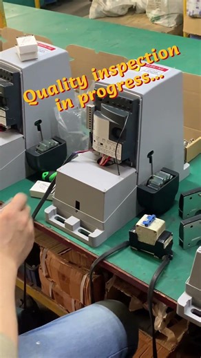 Quality inspection in progress…#slidinggate #motor #factory #automation #security #auto #automatic