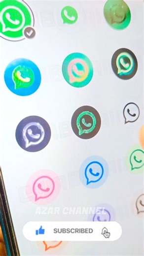 AzarwithTech | 🌈 WhatsApp Icons + Theme Change Customization! 🦚 Settings → Chats → Theme → Dark/Light/Blue/Pink/Gradient options. 🧮 Chat bubbles, icons,... | Instagram