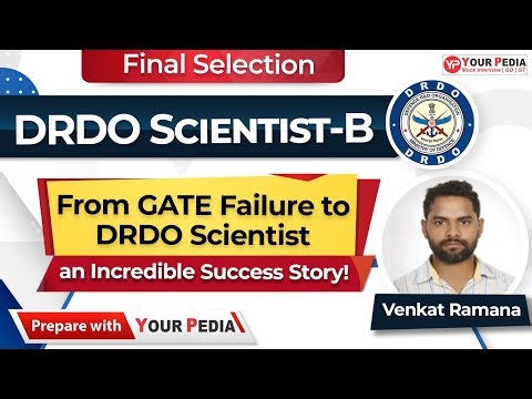 Witness the Incredible transformation from GATE Failure to DRDO Scientist | Final selection Venkat