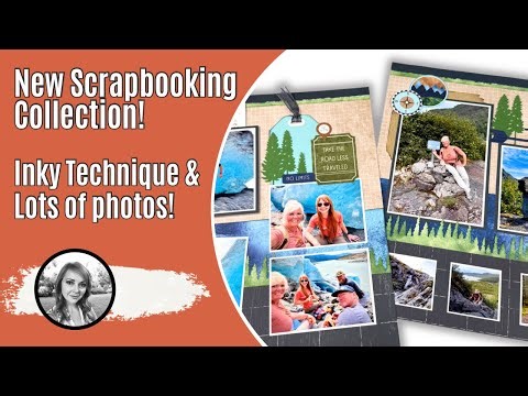 Nature Walk Stampin' Up! Alaska Scrapbook Layout