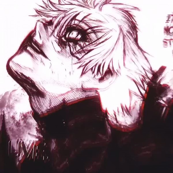 Kaneki Tokyo Ghoul Anime Edit Screaming Greenscreen