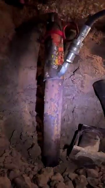 Installing 2 Steel Piers | Foundation Repair in Action