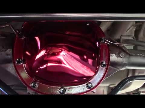 Red Duplicolor MetalCast Spray Paint on Chrome