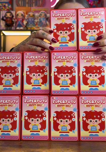 THANKYOU @POP MART @POP MART AU for sending over this new magical IP ✨ SUPERTUTU ❤️ she’s is grace, she is beauty :’) Which one is everyone’s favourite?! #popmart #unboxing #blindbox #mysterybox #supertutu