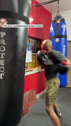 The Over Confident Boxing Gym Visitor 🥊