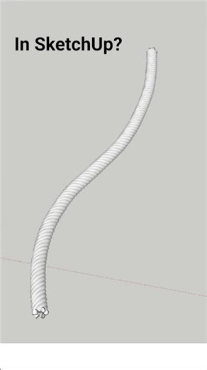 How to make a Rope in SketchUp? This SketchUp Tutorial is for you ✨️