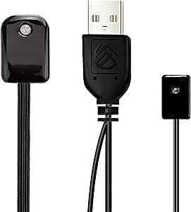 Amplified IR Repeater Transmitter Kit – Universal IR Blaster Emitter & Receiver for Cable Box, STB & Amplifiers, Long‑Range Infrared Remote Control Extender SU101AH