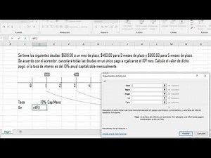 Excel template for equivalent value equations in compound interest | Financial Mathematics