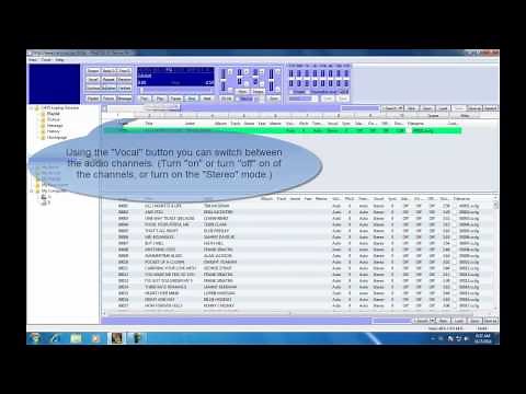 How to use CAVS PlayCDG KJ Deluxe 64LT Program. Buttons (Group 1).