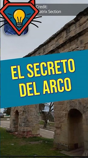 ¿Por qué los arcos no se caen? 🧱 #ingeniería #arquitectura #ciencia #shorts