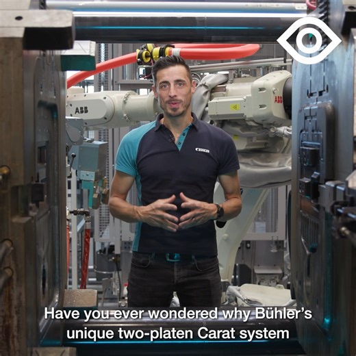 The two-platen closing technology of the Bühler die-casting solutions is particularly valuable for the production of structural castings or megacastings. Find out more about its advantages in the 60 second spotlight video. For additional information, get in touch with us at die-casting@buhlergroup.com | Bühler Group