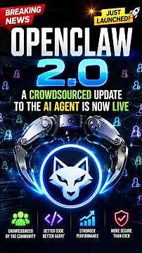 OpenClaw just gave everyone version 2.0 and it comes with major updates in 2026 #ai #news #shorts