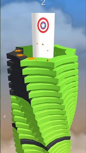 Stack Ball 3D Game I Level522 PlayStackBallGame In FastSpeed IStackBall GameYouTubeShort