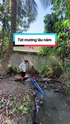 Tát mương lâu năm – Cách tát mương ở miền Tây