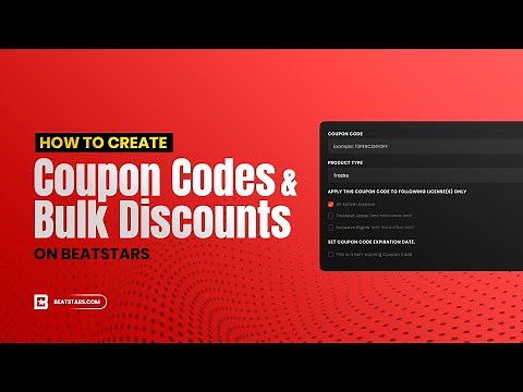 How to Create Coupon Codes and Bulk Discounts on BeatStars