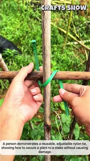 The process of using a reusable nylon cable tie