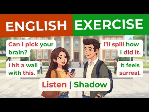 Level Up Your English Speaking: Shadowing Real Conversations with Idioms, Slang & Advanced Words