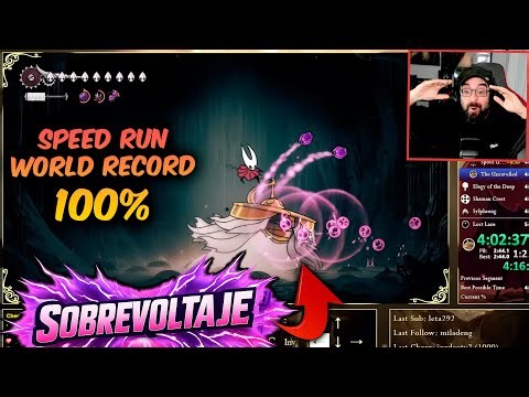 EL SPEED RUN RECORD MUNDIAL IMBATIBLE de SILKSONG al 100% GLITCHLESS