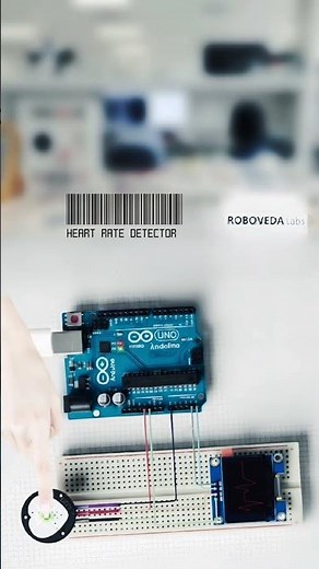 ❤️ Arduino + Heartbeat Sensor = Your Heart on Screen! #arduino #collegeproject #tech #ai #diy