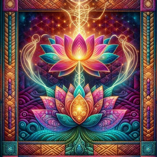 Quilt Fabric Panels – Journey to Enlightenment Sewing Art - Etsy