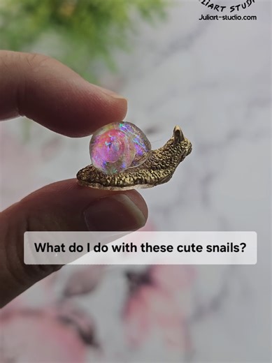 3D Mini Snails Silicone Mold Collection