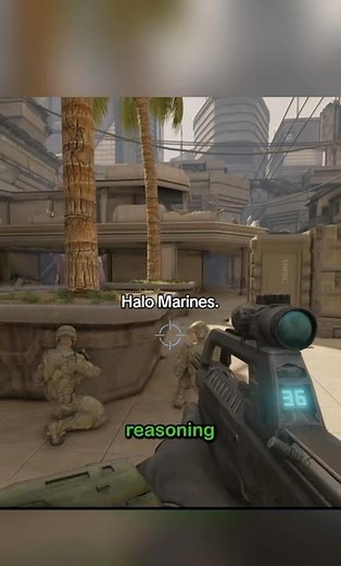 The mentality that made Halo Marines humanity’s bravest soldiers 💪 #halo #comedy #shorts