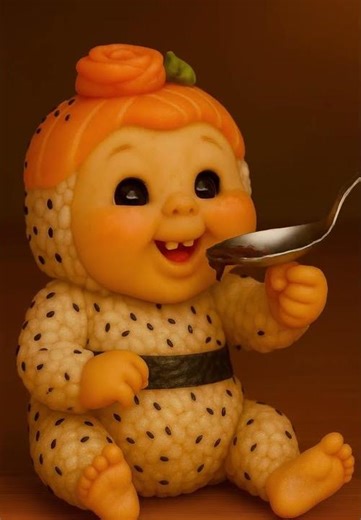 Baby Eating Sushi 🍣 | Funny & Relaxing ASMR Sounds 😴