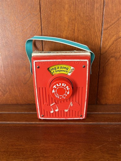 Vintage 1960s Fisher Price Music Box Pocket Radio Model 775 Sing a Song of Sixpence Toy - Etsy UK