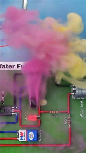 Simple Water Level Full Alert Circuit Using D882 Transistor#WaterAlarm #ElectronicsDIY #DIYProjects