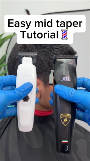 Easy mid taper tutorial🔥💈 How well did this help you? 📝 #modestobarber #centralvalley #209 #bayarea #tutorials