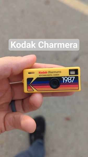 shooting with the new Kodak Charmera keychain camera
