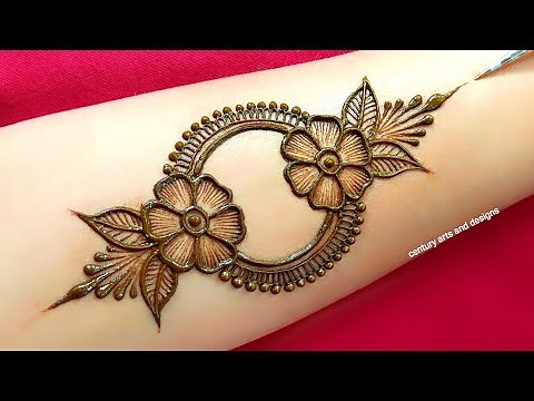 Very beautiful stylish front hand mehndi design | Arabic mehndi design | mehndi design | Mehndi .