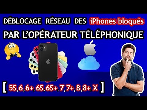 DÉBLOCAGE RÉSEAU DE TOUT IPHONE BLOQUE PAR L’OPÉRATEUR téléphonique 5S,6,6+,6S,6S+,7,7+,8,8+,X ✌