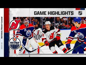 Devils @ Oilers 11/3 | NHL Highlights 2022