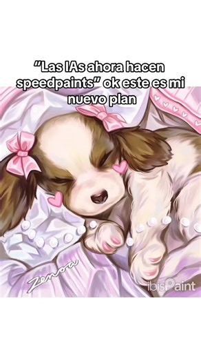 Dibujo en ibisPaint a un cavalier king o a un cockie Cocker spaniel ¿?