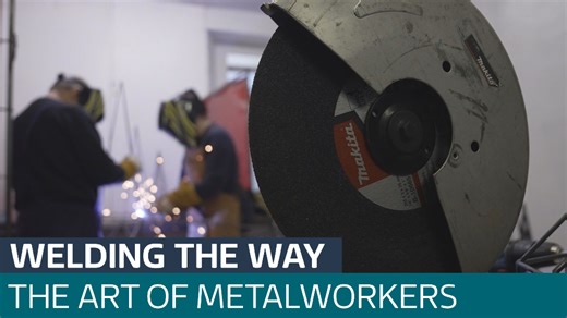 The metalworkers forging a path for others by training people in the art of welding - Latest From ITV News