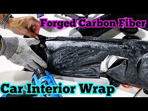 NEW! Forged carbon fiber car interior vinyl wrap