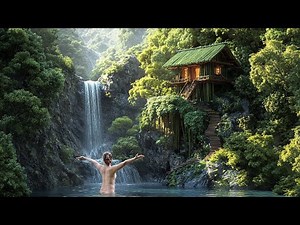 Full Video: Solo Bushcraft & Camping - Building Survival Shelter - Relaxing video - Free Life