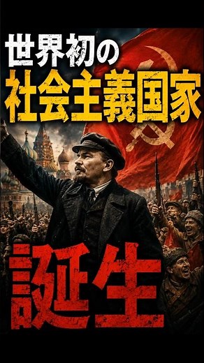 世界初の社会主義国家、誕生 #社会主義 #ロシア革命