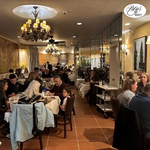 Good food tastes better when the room is buzzing. Thanks for filling our nights with warmth and love. #PatsysItalianrestaurant #NYCEats #ItalianFoodNYC #NightOutInNYC #FoodMagic #RestaurantVibes | Patsy's Italian Restaurant
