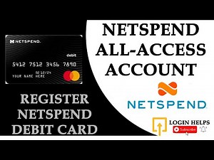 How to Register Netspend Account? Netspend Registration/Activation App