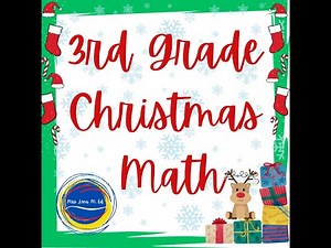 Christmas Fractions 3rd Grade Math Morning Bell Work Video