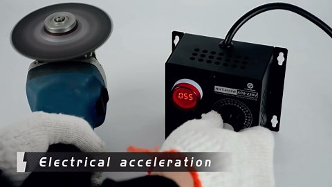 Variable Speed Controller, AC Motor Speed Controller 120V, Rheostat Variable Speed Control AC 120V~220V 15A 4000W Max, SCR Voltage Controller for Router Fan Electric Motor Rheostat