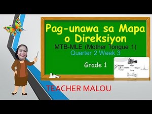 Grade 1 MTB Q2 Week 3: Pag-unawa sa Mapa o Direksiyon