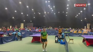 🏓Ghana Women's table tennis team is currently battling South Africa in the quarter finals #3SportsGH #Accra2023 | 3Sports GH