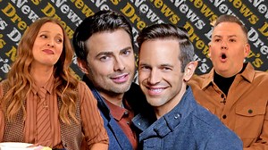 8.1K views · 418 reactions | Ross Mathews joins Drew in celebrating Hallmark's first gay couple in a holiday film ❄️ | The Drew Barrymore Show | Facebook