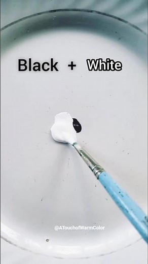 Black and White 🖤🤍 | colour mixing #art #satisfying #colors #colourmixing #youtubeshorts #shorts